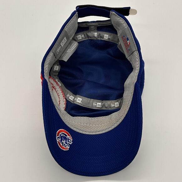 Chicago Cubs Hat Cap Strap Back Womens MLB Baseball Mesh New Era Official Team‎ - Picture 10 of 13